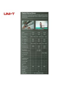 UNI-T UT 201+ 400A AC NCV PENSAMPERMETRE UT-201+ ÖLÇÜ ALETİ
