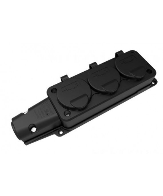 1/16 3 LÜ  KAUÇUK GRUP PRİZ BK1-1402-3613