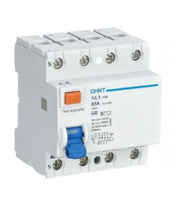CHİNT - 200229 4X25A 300mA Ac 6Ka Kaçak Akım Koruma