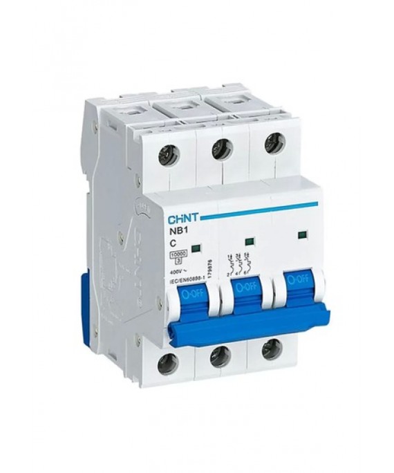 CHİNT - 185505 32A 3 KUTUP C TİPİ 4,5kA C3X32A OTOMATİK SİGORTA